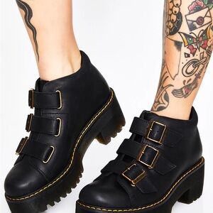 Dr. Martens Coppola Black Ankle Boots